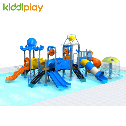 Children Plastic Playground Equipment Outdoor Water Slide Series