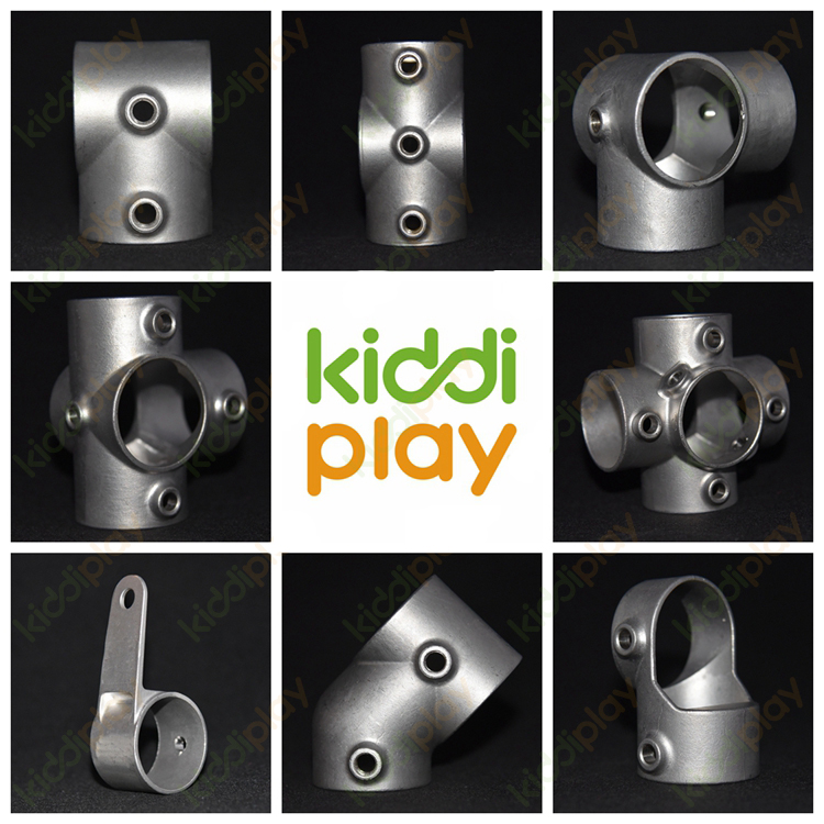Indoor 204 Stainless Steel Accessories Tube Connector Playground Equipment