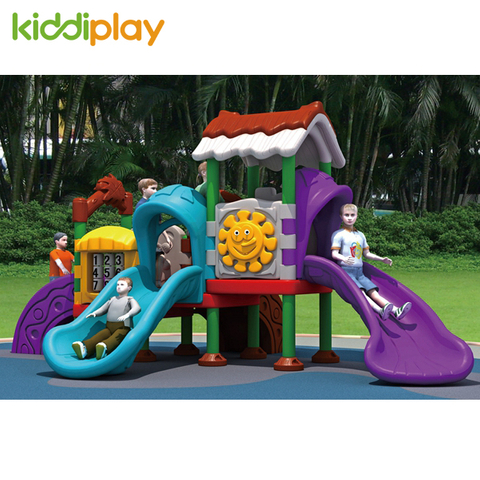 Outdoor Equipment Of New Type With Slide Plastic Series Playground