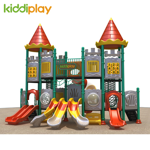 Plastic Slide Center Castle Series Preschool Toys Outdoor Playground Amusement Park