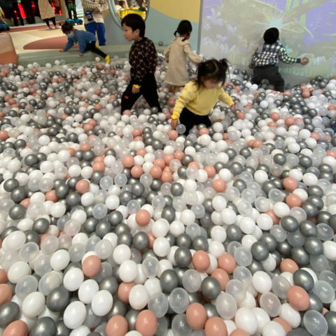 HDPE Plastic Ocean Balls for Indoor Playground with Different Colors