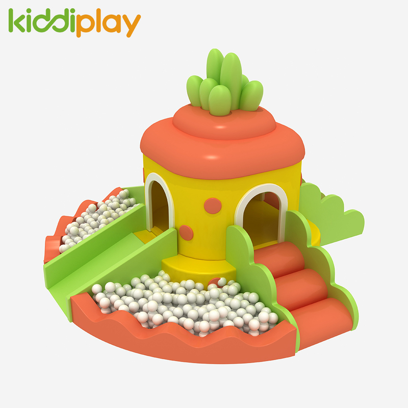 Hot Selling Carrot Theme Kindergarten Soft Playhouse for Toddler