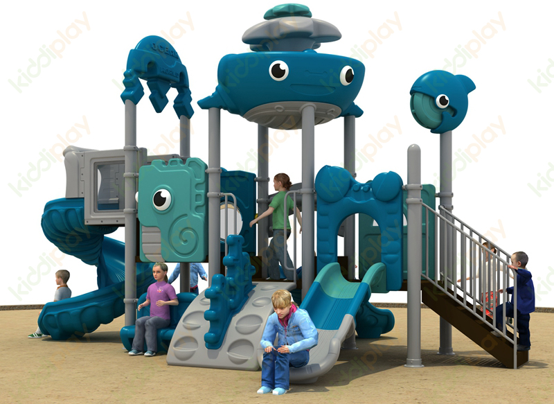 Small Outdoor Playground Dream Ocean series Slide Equipment