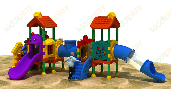 Drop Shipping Used Commercial Kids Plastic Series Outdoor Playground Equipment