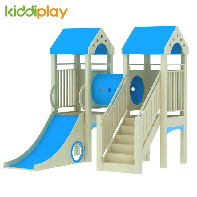 China Factory Made Wood Material Kids Indoor Wooden Play Ground