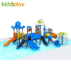 Children Plastic Playground Equipment Outdoor Water Slide Series