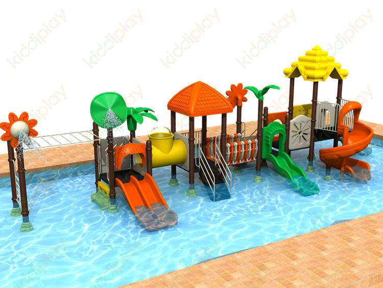 Popular Outdoor Swimming Pool Equipment Water Series Park Playground Slides