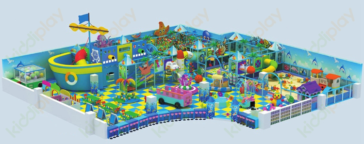 Large Space Indoor Playground Equipment for Kids 