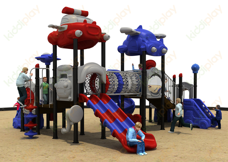 CE Certificated Kids Airport Series Best Price Children Playground Outdoor Slide