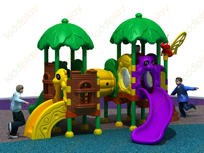 New Style Commercial Plastic Series Equipment Combination Slide Outdoor Playground