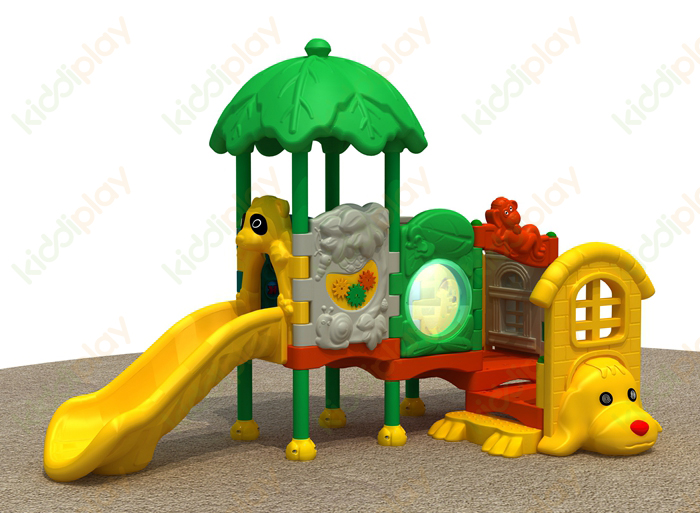 Kiddi Play Fairy Tale Castle Plastic Slide Small Series Kids Outdoor Playground
