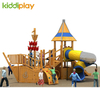 Lovely Outdoor Children Playground Wooden Slide Series Facilities