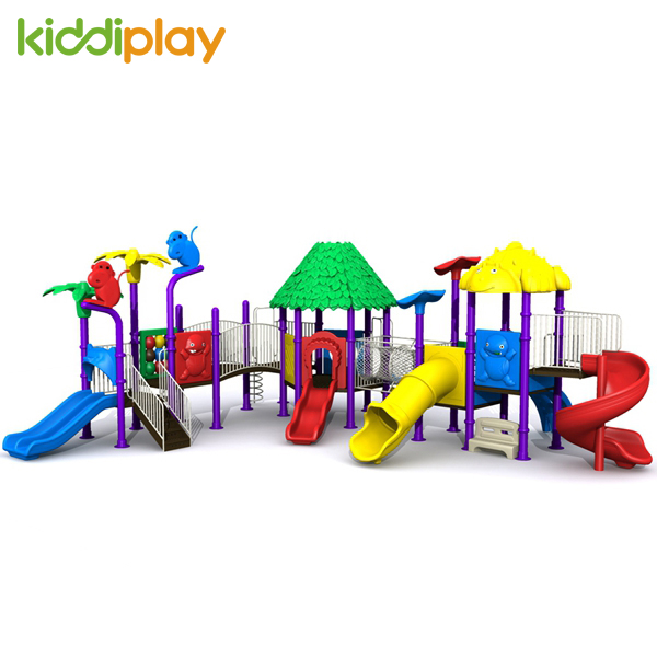 Children Amusement Park Large Outdoor Playground Equipment Plastic Slide