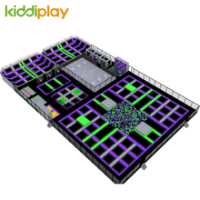 Large trampoline park indoor