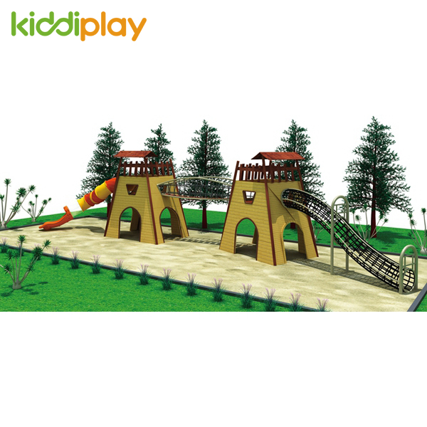 Popular Kids Commercial Fun Wood Outdoor Playground