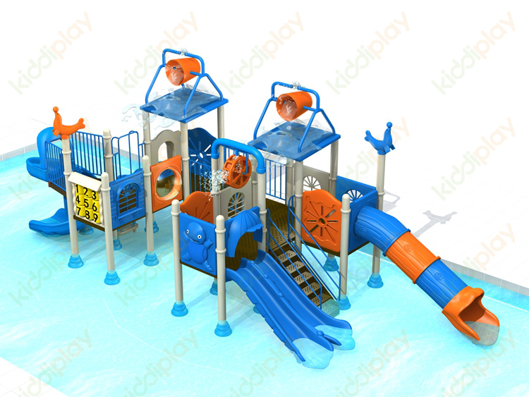 Best Price Children Water Park Series Equipment Plastic Playground Outdoor Slides 