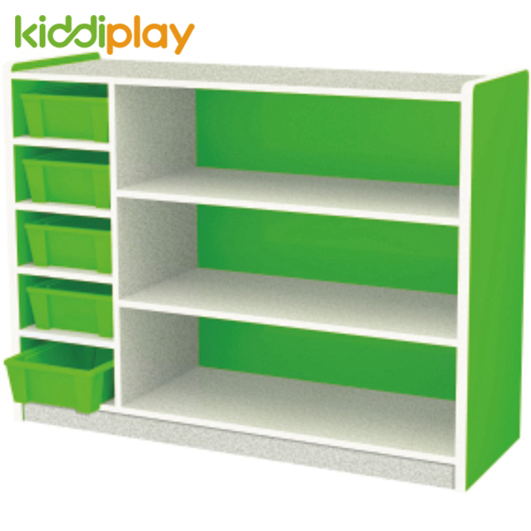 Kindergarten Furniture Multifunctional Green Storage Cabinet