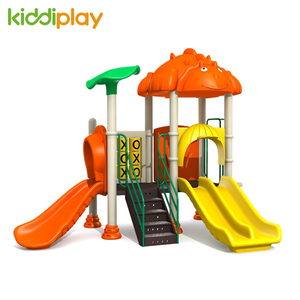 Plastic Material Colorful Outdoor Playground With Small Series Slide