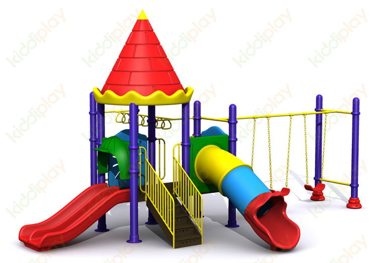 Children Castle Series Swing And Slide Outdoor Playground for Sale