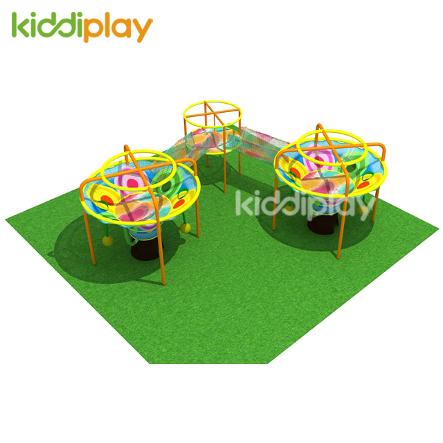 Children Rainbow Crocheted Kids Indoor Playground Equipment