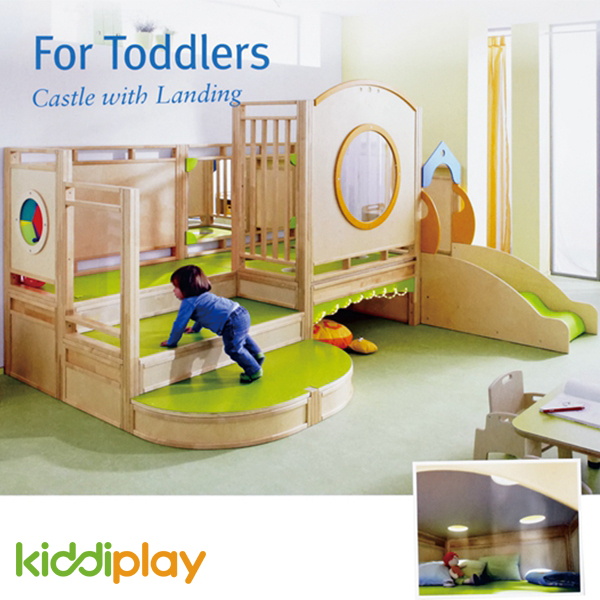Wooden Soft Play Kids Indoor Tunnel Playground Equipment