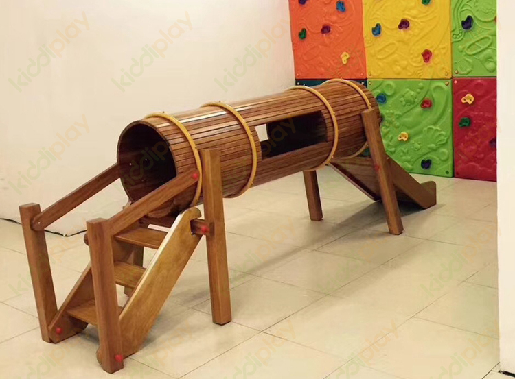 China Products Nontoxic Kids Wooden Slide Series Outdoor Playground