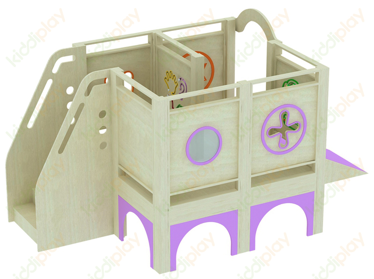 Wood Play House Indoor Soft Playground Toys Equipment for Kids