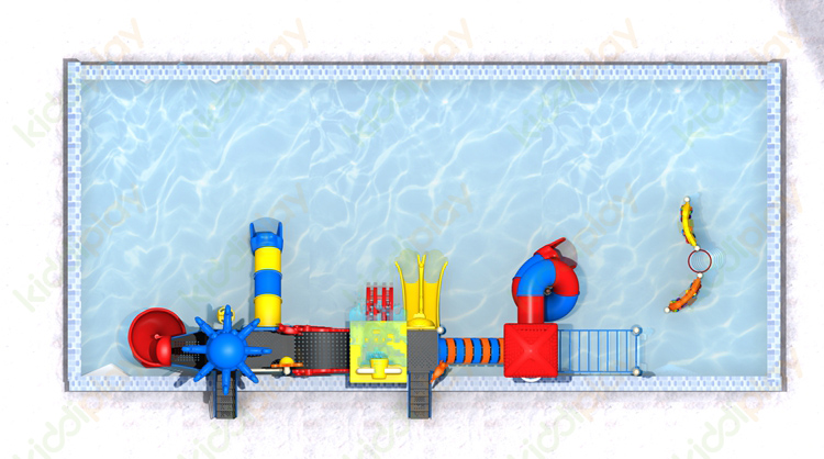 Outdoor Playground Water Park Equipment Water Slides Series For Sale