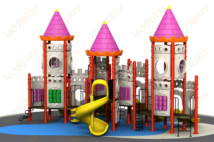 New Design Castle Series Statues of Kids Outdoor Playground