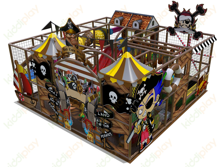 Pirate Ship Theme Soft Play Kids Indoor Playground Equipment