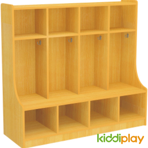 Kindergarten Wooden Furniture Children Coat Locker