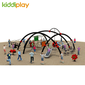 Spider Man Theme Kids Outdoor Climbing Playground