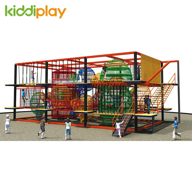 Children Outdoor And Indoor Rope Course Playground Big Climbing for Sale
