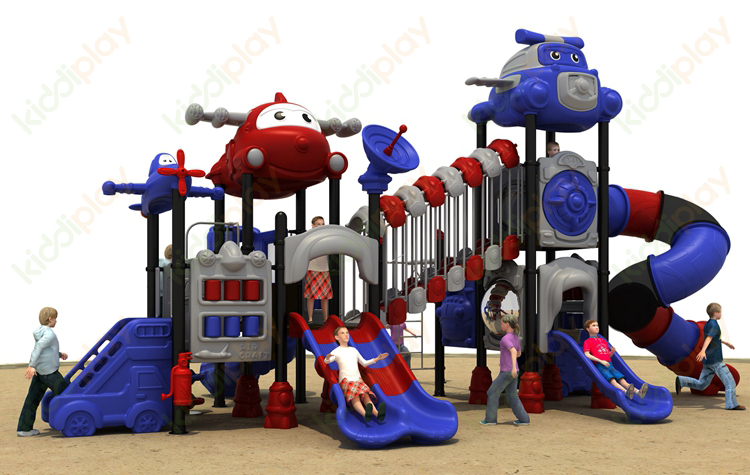 Color Optional Large Airport Series Slides Children Outdoor Playground Equipment