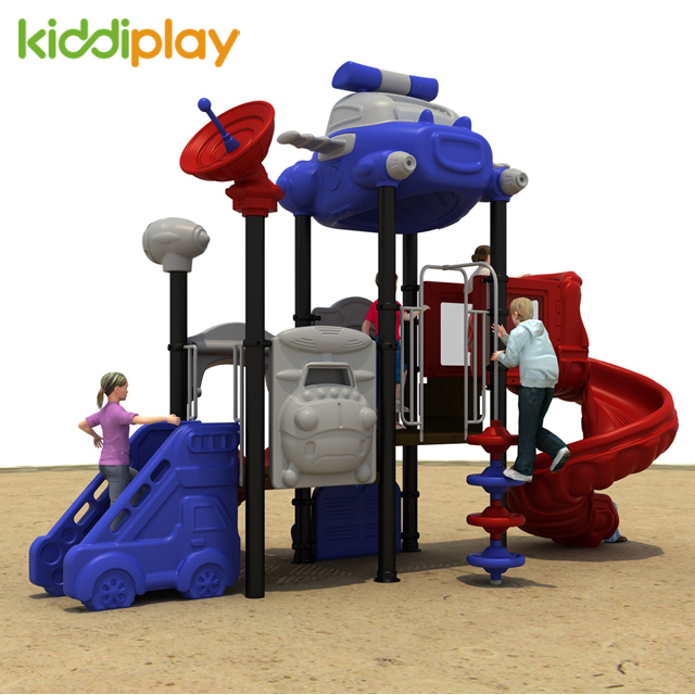 Cheap Price Children Airport Series Outdoor Playground Amusement Slides Equipment