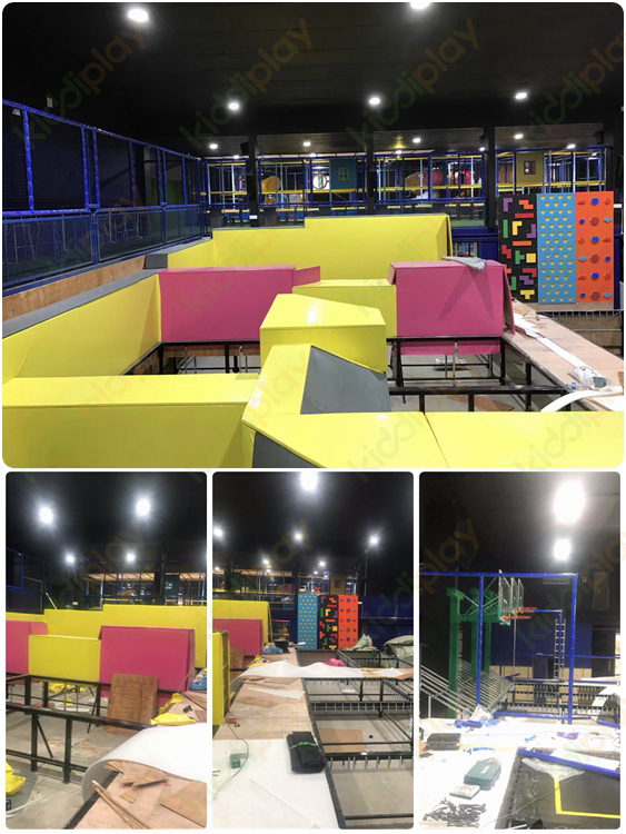 Popular Indoor Trampoline New Safety Trampoline Jumping Park for Children