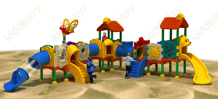 Kids Plastic Series Castle Play House Outdoor Playground for Sale