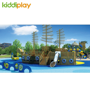 2018 New Children Playground Wooden Series Outdoor Fun City For Amusement Park