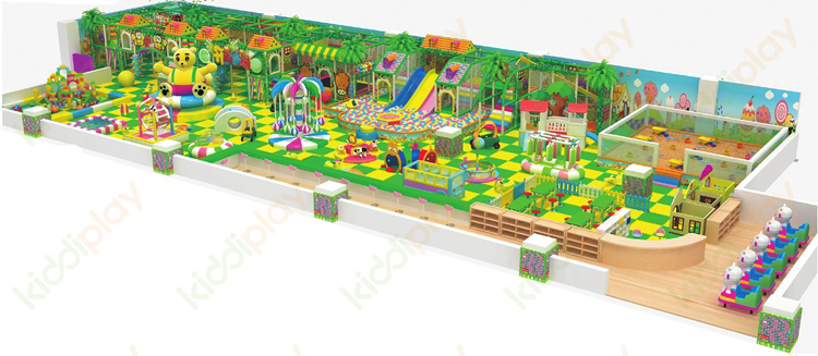 Hot Selling Kids Indoor Playground Plastic Garden Park Equipment