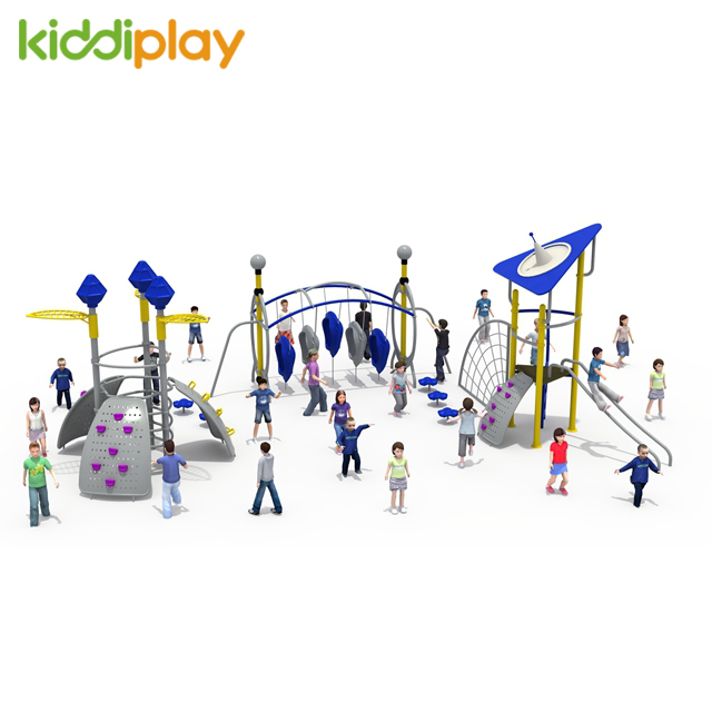 Outdoor good climbing slide play set