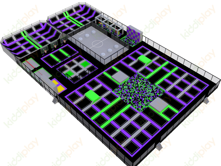 TUV Standard High Quality Indoor Wholesale Jump Free Trampolines Park