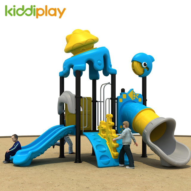 Children Outdoor Playground Plastic Slide Equipment