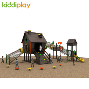 Wooden House Series Climbing Outdoor Playground for Children 