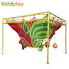 Manufacturing Indoor Rainbow Rope Knitted Playground Climbing Crochet Equipment