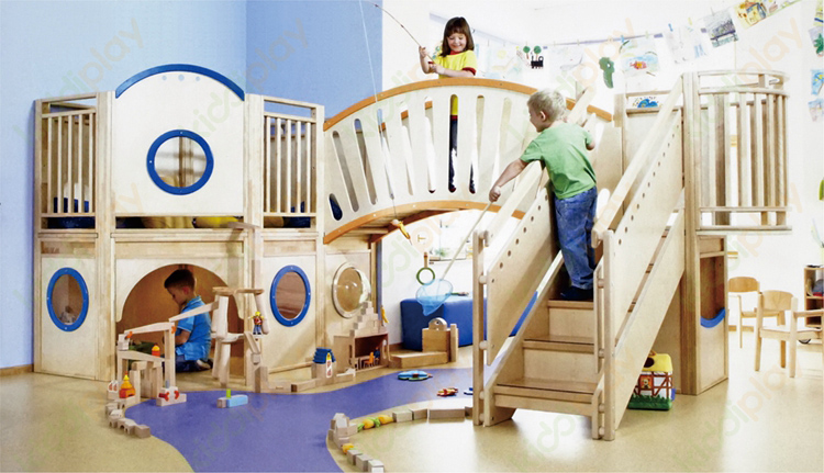Wooden Soft Indoor Soft Play Area for Children