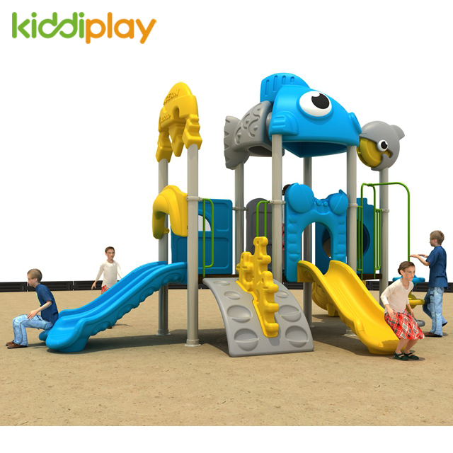 Small Children Park Plastic Slide Outdoor Playground Equipment