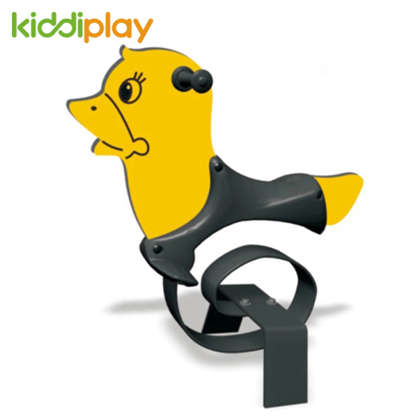 Kids Toy Yellow Duck Spring Rider Playground Equipment 