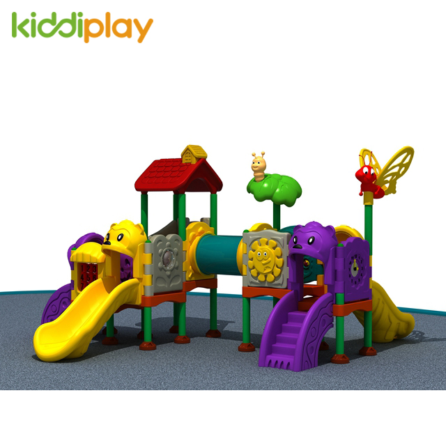 Factory Kids Commercial Plastic Series Outdoor Playground Slide Area