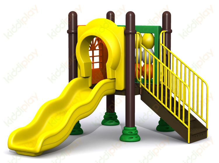 Plastic Type Small Series Outdoor Playground Slide for Kids