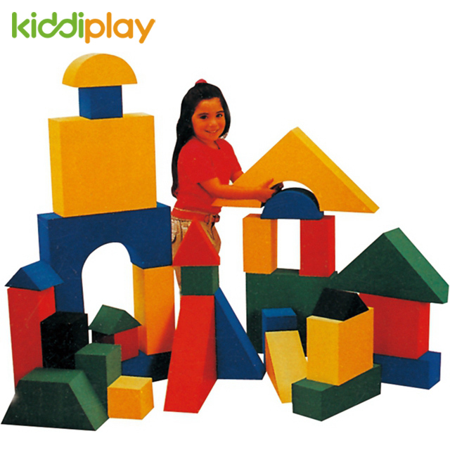 Indoor Soft Color Foam Toy Building Blocks for Kids Education